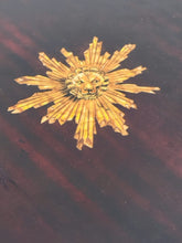 Load image into Gallery viewer, Round Ornate Occasional Table with Claw Feet &amp; Lion Emblem
