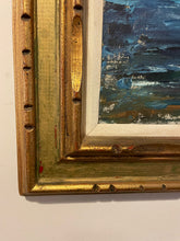 Load image into Gallery viewer, Framed Original Oil Painting, Ocean Waves by Rose Ebert, signed

