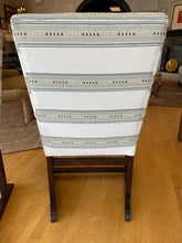 Load image into Gallery viewer, Pair of Upholstered Arm Chairs in Cream, Tan &amp; Blue from Lee Industries
