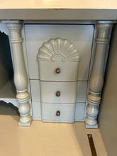 Load image into Gallery viewer, Vintage Four Drawer Secretary in Great Coastal Sage
