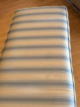 Load image into Gallery viewer, Silk Upholstered Claw Foot Bench with Nailhead Detailing
