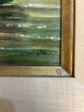 Load image into Gallery viewer, Framed Original Oil Painting of Sailboat by Miguel Montanola, signed
