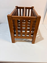 Load image into Gallery viewer, Mission Style Wood Magazine Holder
