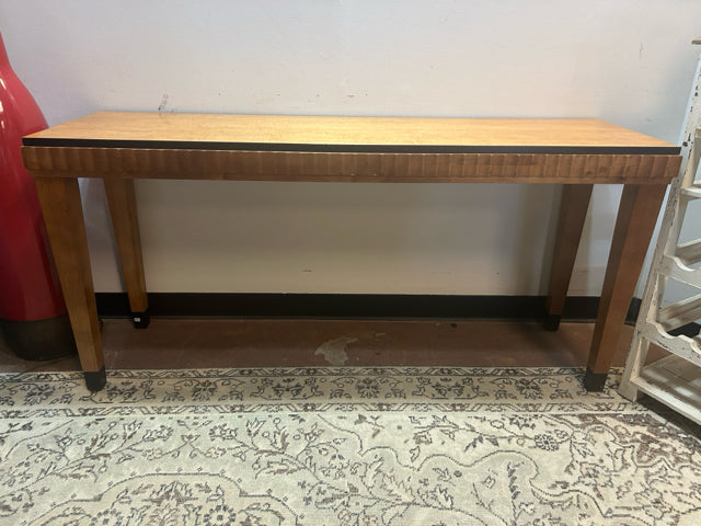 Contemporary Maple Console Table