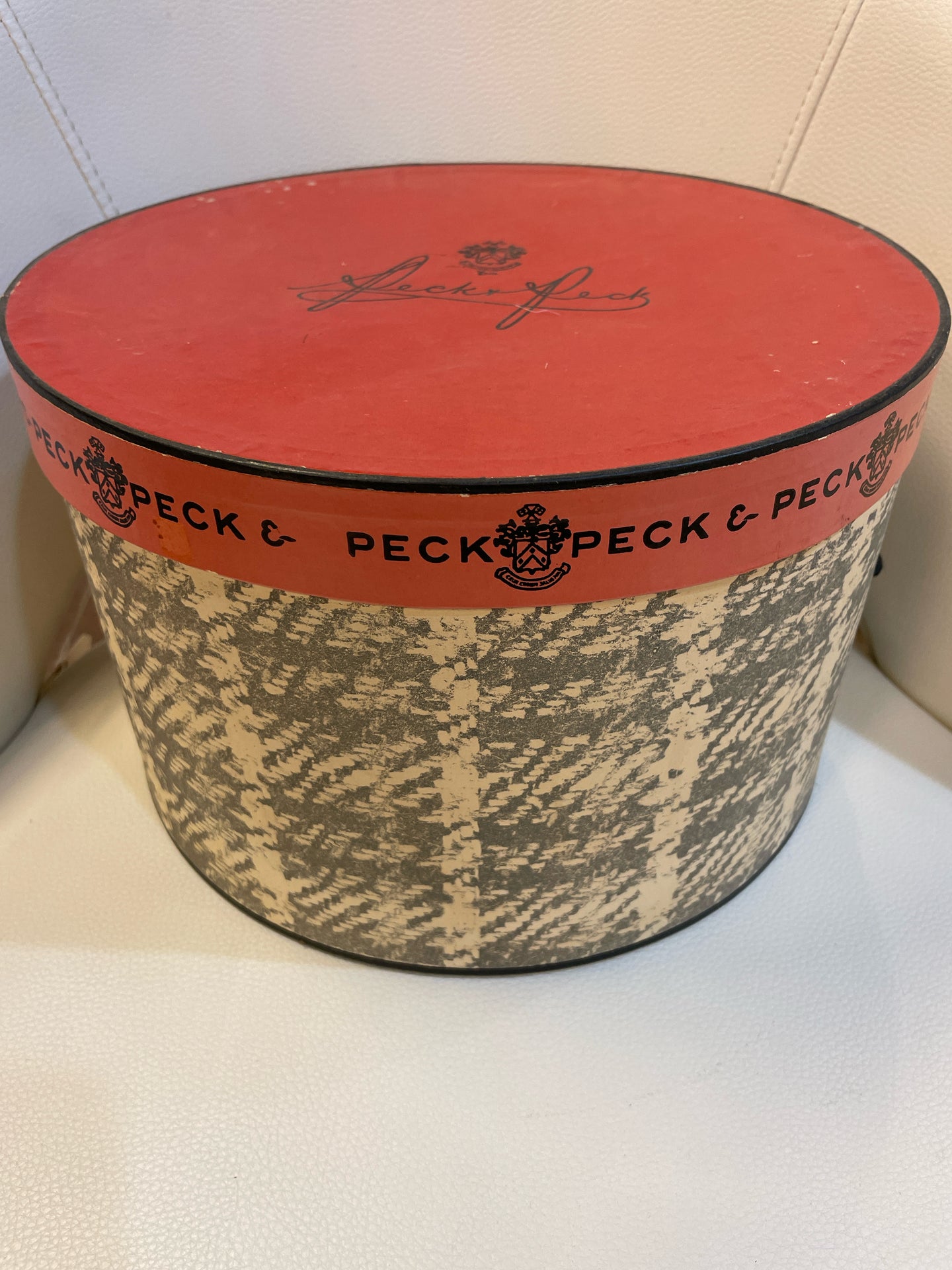 Vintage Hat Box from Peck & Peck