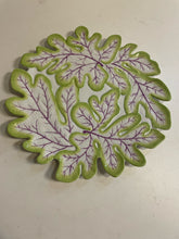 Load image into Gallery viewer, Leaf Patterned Plate from Williamsburg Global Views
