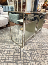 Load image into Gallery viewer, Pair of Alexa  Mirrored One Drawer Nightstands from Pier One
