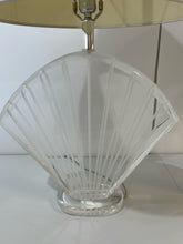 Load image into Gallery viewer, Pair of MCM  Lucite Shell Lamps  by Hivo Van Teal, signed
