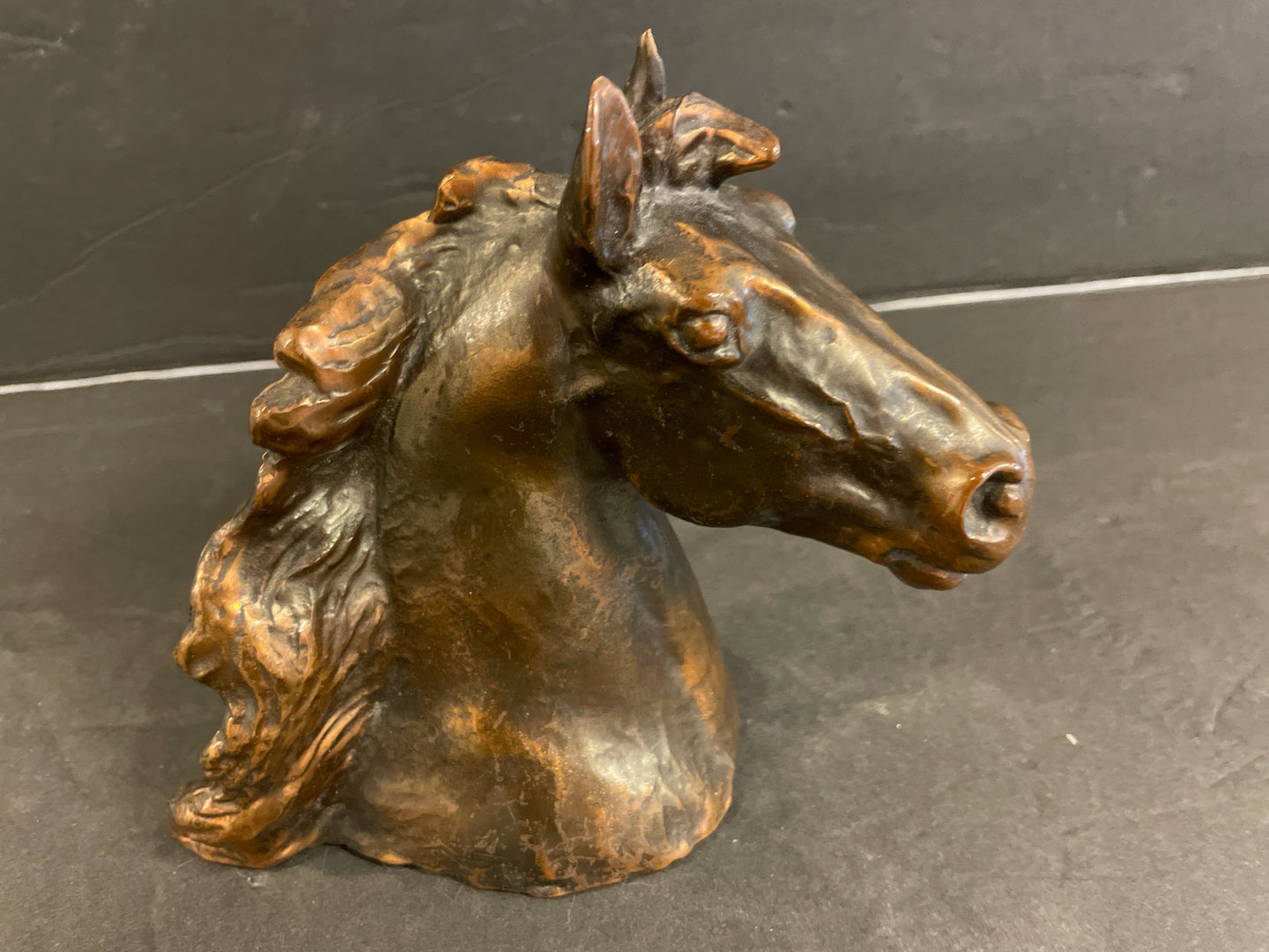 Bronze Horse Bust