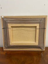Load image into Gallery viewer, Framed Canvas Reproduction of Vintage Painting with Green Door

