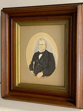 Load image into Gallery viewer, Framed Portrait of 19th Century Gentleman
