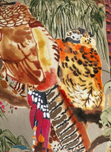 Load image into Gallery viewer, Throw Pillow with Pheasant Fabric from Lee Jofa

