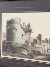Load image into Gallery viewer, Framed Art Print of the Tomb of Caecilia Metella, Italy
