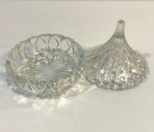 Load image into Gallery viewer, Lead Crystal Hershey Kiss Candy Dish with Lid from Godinger
