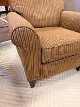 Load image into Gallery viewer, Brown Striped Upholstered Recliner from Flexsteel
