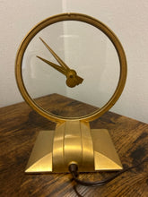 Load image into Gallery viewer, Vintage MCM Jefferson Golden Hour Electric Clock
