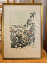 Load image into Gallery viewer, Etching &amp; Print &quot;Gate of the Vivarrambla&quot;  Granada
