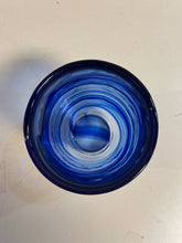 Load image into Gallery viewer, Set of 6 Cobalt Swirl Double Old Fashioned Glasses
