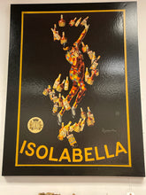 Load image into Gallery viewer, Italian Poster on Canvas, Isolabella 1910 Cappiello Wine Bar
