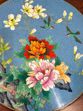 Load image into Gallery viewer, Accent Table/Plant Stand with Cloisonne Inlay
