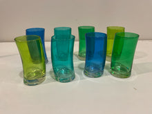 Load image into Gallery viewer, Eight Handmade Colorful  Glasses made in Germany
