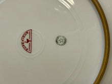 Load image into Gallery viewer, Twelve Turquoise &amp; Gold Dinner Plates from Superieur Limoges France
