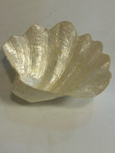 Load image into Gallery viewer, Footed Mother of Pearl Clam Shell Bowl
