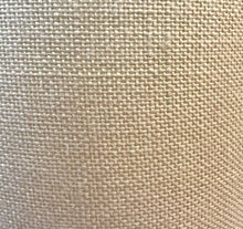 Load image into Gallery viewer, Glass Table Lamp with Tweed Shade from Pottery Barn

