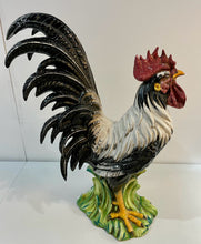 Load image into Gallery viewer, Hand Painted Ceramic Rooster Sculpture from Intrada  Italy
