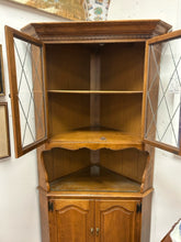 Load image into Gallery viewer, Glass Front Corner Cabinet
