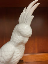 Load image into Gallery viewer, White Ceramic Parrot from William Sonoma
