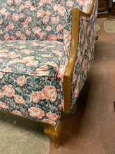Load image into Gallery viewer, Vintage Floral Upholstered Rocking Loveseat
