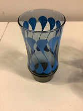 Load image into Gallery viewer, Seven Vintage Blue Swirl Glasses from Libbey Apollo
