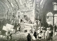 Load image into Gallery viewer, Framed Art Print "The Great Bazaar, Constantinople"  by William Henry Bartlett
