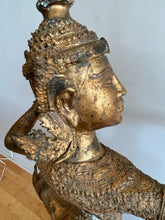 Load image into Gallery viewer, Vintage Gilt Bronze Thai Statue of Prince Phra Rama
