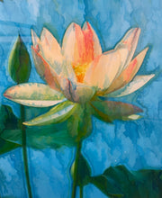 Load image into Gallery viewer, Framed Print "Lotus II," signed
