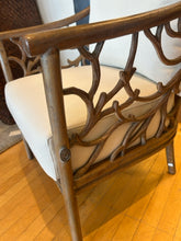Load image into Gallery viewer, Bosco Armchair with Light Driftwood Finish &amp; Linen Cushions
