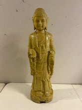 Load image into Gallery viewer, Yellow Ceramic Buddha Statue
