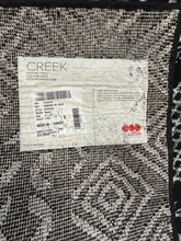 Load image into Gallery viewer, Black and White Contemporary Area Rug, Made in Turkey - 100% Polypropylene
