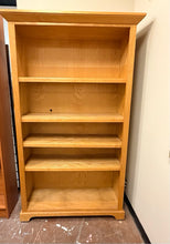 Load image into Gallery viewer, Wood Bookcase with Crown Molding
