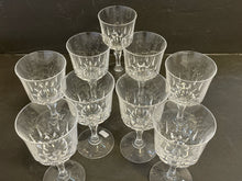 Load image into Gallery viewer, Nine Avignon Water Glasses from Cristal d&#39;Arques
