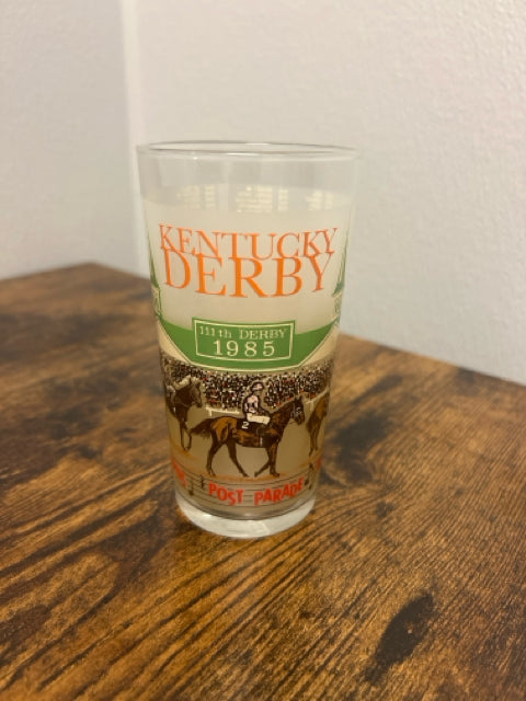 Commemorative Kentucky Derby Mint Julep Glass 1985