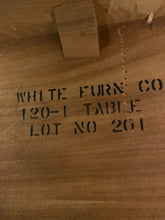 Load image into Gallery viewer, Vintage Two Tone Dining Table &amp; 6 Cane Back Chairs, Two 20&quot; Leaves &amp; Pads from White Furniture Co.
