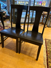 Load image into Gallery viewer, Two &quot;Barnes&quot; Dining Chairs in Dark Chestnut Maple from Bassett Furniture
