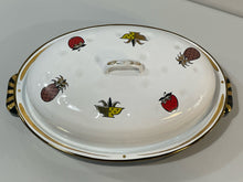 Load image into Gallery viewer, Vintage MCM Ambrosia Pineapple Enamelware Roaster from Georges Briard
