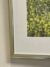 Load image into Gallery viewer, Framed Print of Yellow Flower Field
