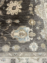 Load image into Gallery viewer, Brown, Cream &amp; Blue Area Rug
