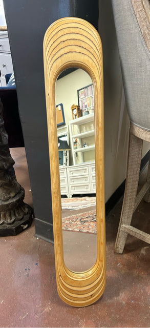 Hand Crafted Oblong Wood Mirror from Woodland Artisans, Ltd.