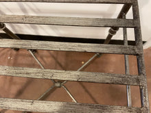 Load image into Gallery viewer, Vintage Medici Pewter Wrought Iron Counter Stools from Pier One
