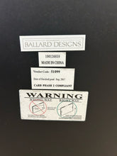 Load image into Gallery viewer, Wilshire Bar Shelf with Diamond Antique Mirror from Ballard Designs
